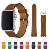 Ally Apple Watch 7-8 41mm 6-5-4 40mm Single Coil Deri Kayış Kordon 3-2