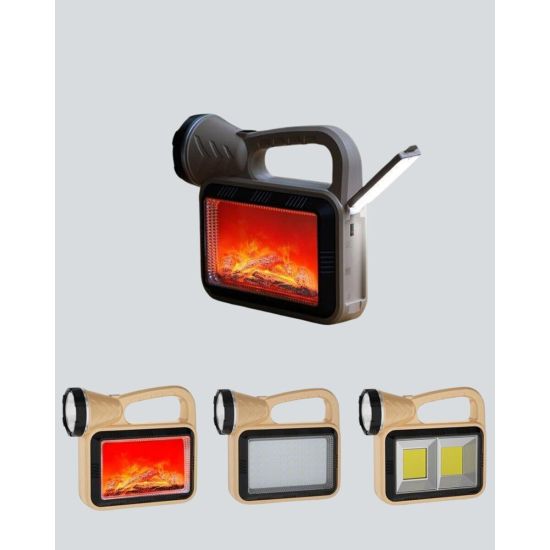 Solar COB Alev Efektli Lamba – Güneş Enerjili Suya Dayanıklı Taşınabil