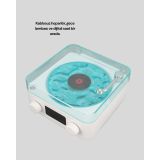 3-1 Kablosuz Bluetooth Hoparlör – Gece Lambalı Saatli Retro Tasarım