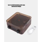 3-ü-1 Arada Bluetooth Hoparlör – Işıklı Saat ve Gece Lambası