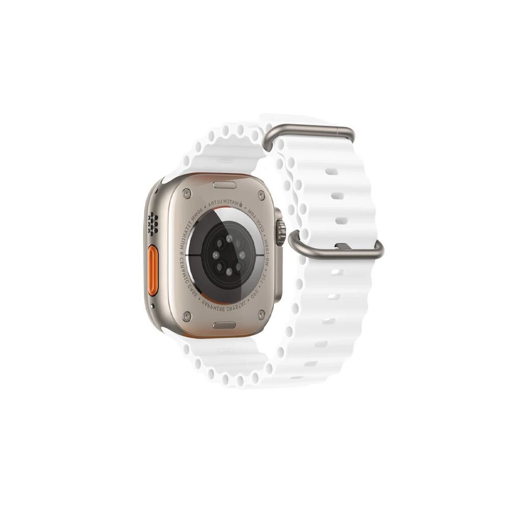 Ally Apple Watch 7-8 41mm 6-5-4 40mm Marine Silikon Kayış Kordon 3-2-1