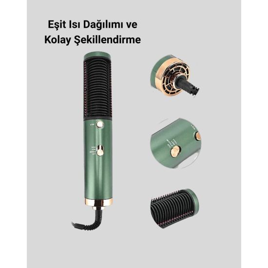 200°C Seramik Plakalı Saç Düzleştirici – Elektriklenme Önleyici İyon T