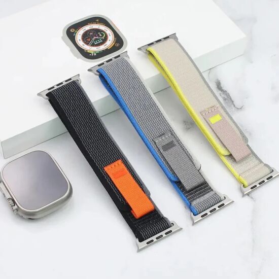 Ally Apple Watch 7-8 41mm 6-5-4 40mm Field Loop Kayış Kordon 3-2-1 38m