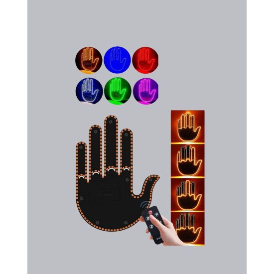 El Hareketiyle Kontrol Edilen 176 LED Amber Güvenlik Lambası