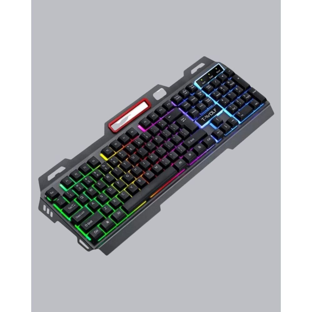 RGB Aydınlatmalı Klavye Mouse Seti – USB Bağlantılı Türkçe Q Ayarlanab