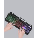 RGB Aydınlatmalı Klavye Mouse Seti – USB Bağlantılı Türkçe Q Ayarlanab
