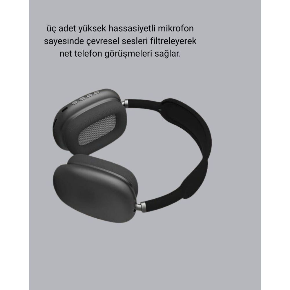 Bluetooth 5.0 Kulak Üstü Kulaklık – Gürültü Engelleme Uzamsal Ses Hızl