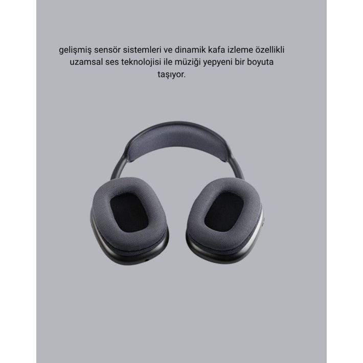 P9 Pro Plus Bluetooth Kulak Üstü Kulaklık – H1 Çipli Aktif Gürültü Eng