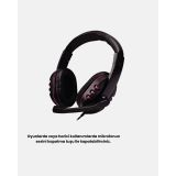 Stereo Ses Destekli Mikrofonlu Gaming Kulaklık – Yumuşak Pedli