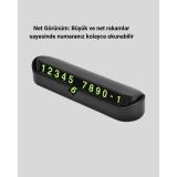Gri Alüminyum Araç İçi Telefon Numaratörü – Dayanıklı Modern ve Net Gö