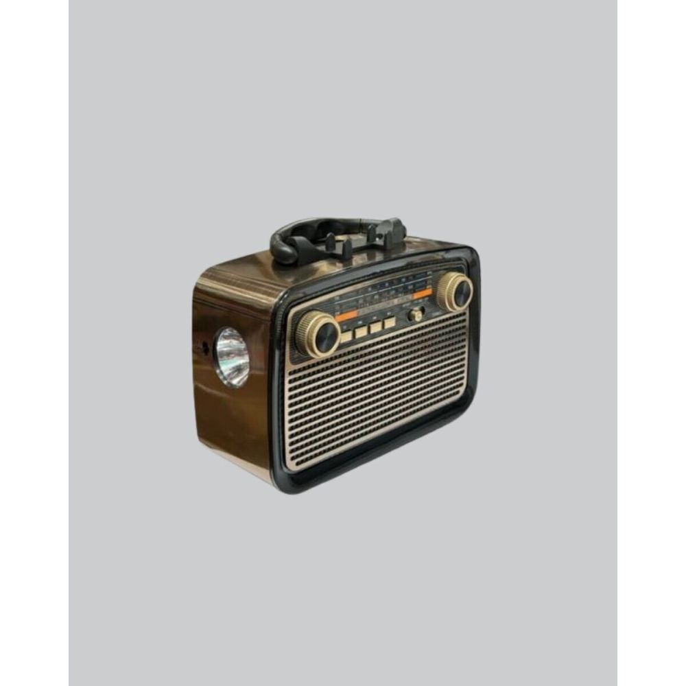Bluetooth’lu LED Işıklı Nostaljik Müzik Kutusu – Ahşap Dokulu Vintage 