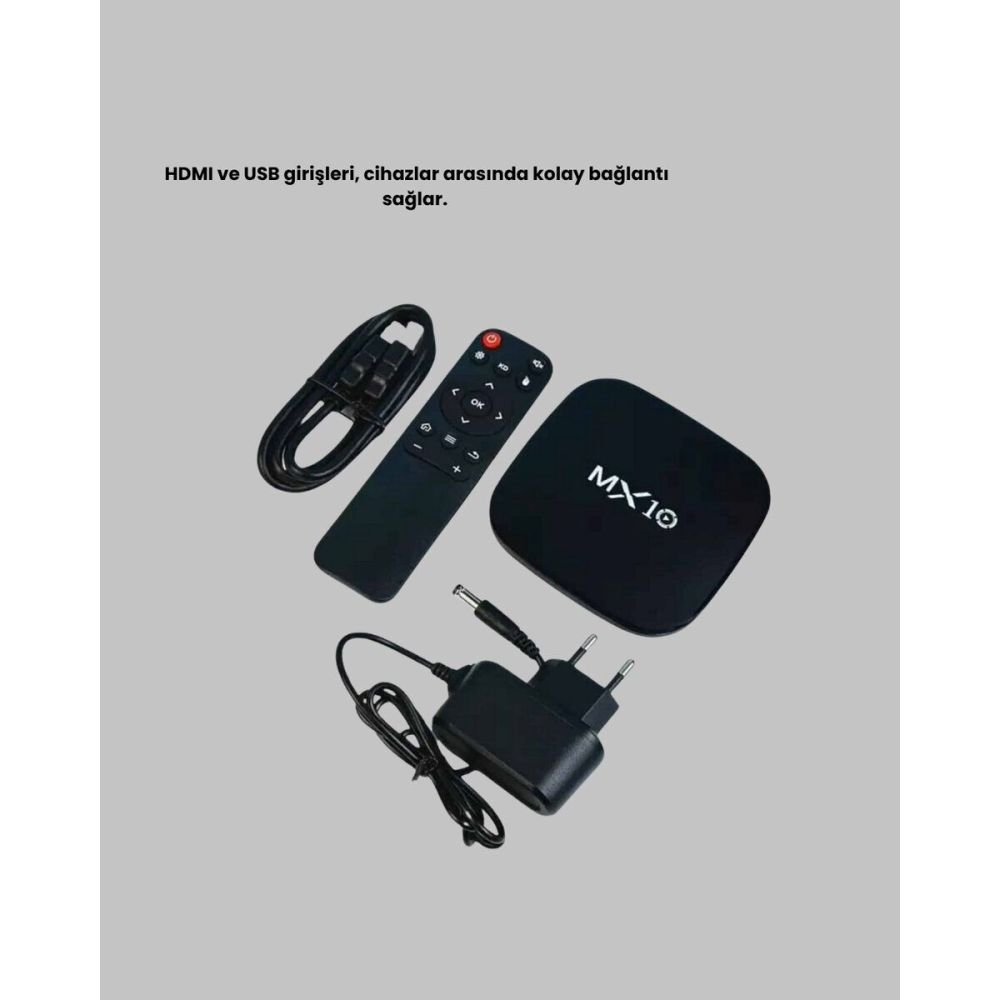 4K Ultra HD TV Kutusu – 8 GB Hafıza Google Asistan Chromecast Dolby De