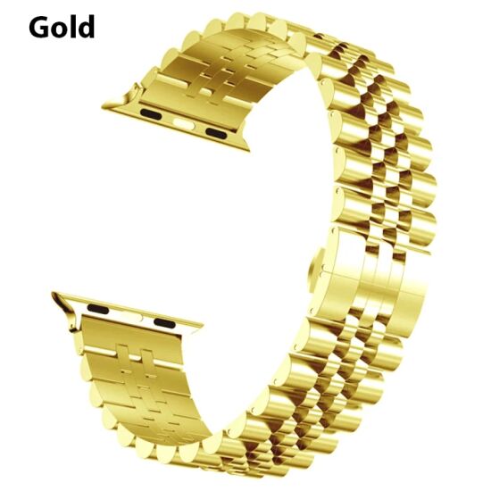 Ally Apple Watch 7-8 41mm 6-5-4 40mm Kayış Kordon Paslanmaz Çelik 3-2-