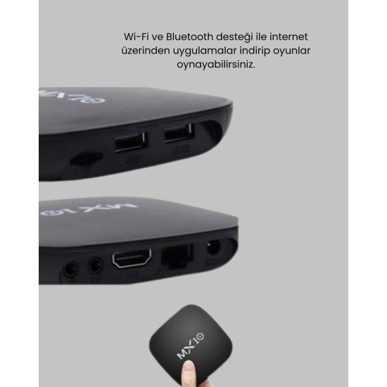 Mi Box S 4K Android TV Box – Google Asistan Dolby Ses 8 GB Hafıza Chro