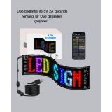 RGB LED Panel – USB Güç Girişli GIF ve Yazı Gösterimli Akıllı Ekran