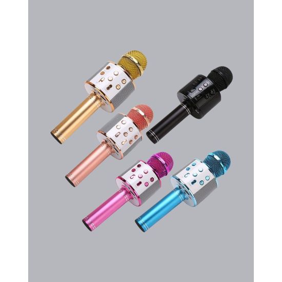 Kablosuz Bluetooth Karaoke Mikrofon Yankı Efektli
