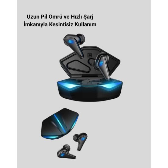 Profesyonel Bluetooth 5.0 Kulaklık – Dokunmatik Kontrol 3D Surround Se