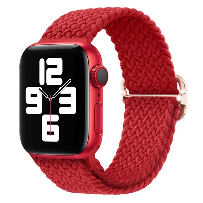 Ally Apple Watch 7-8 41mm 6-5-4 40mm Japon Tokalı Elastik Kayış Kordon