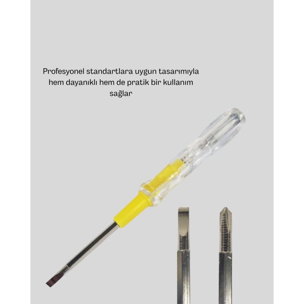 Neon Işıklı Elektrik Kontrol Kalemi