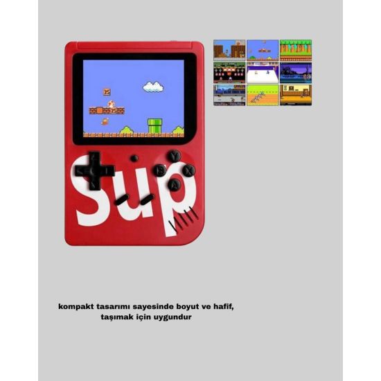 SUP Game Box El Konsolu – 500 Oyunlu TV Bağlantılı 5 Saat Oyun Süresi