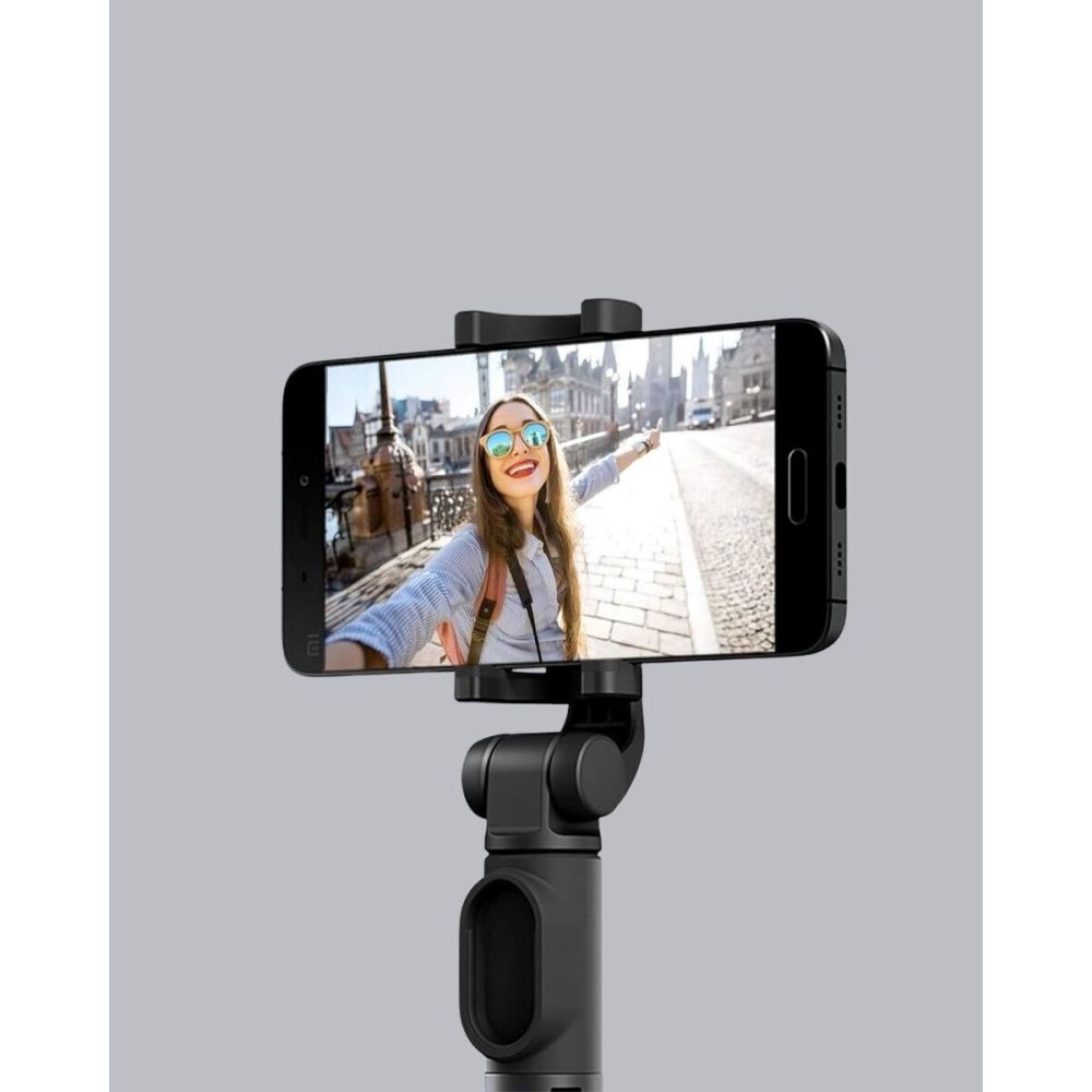 Kablosuz Bluetooth Selfie Çubuğu – 360° Dönebilir Başlık Taşınabilir v