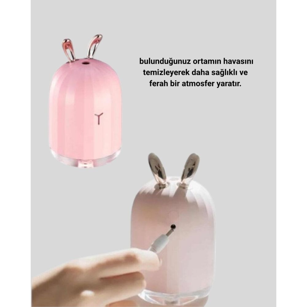 Aromaterapi Uyumlu Hava Nemlendirici – Ultrasonik Sessiz Difüzör