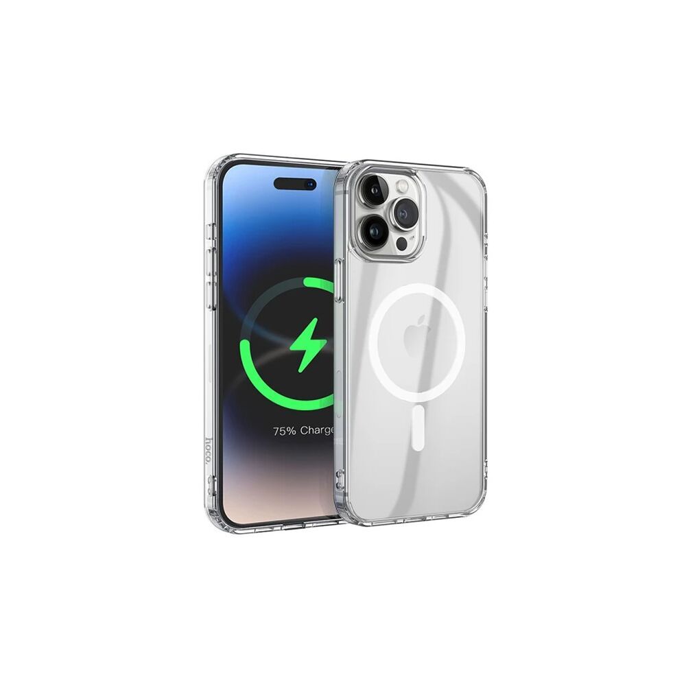 Hoco iPhone 15 Pro Anti-Fall Darbe Önleyici Airbag Manyetik Magsafe Si