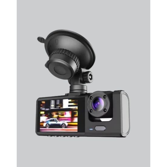 Üç Kameralı Araç İçi Kayıt Sistemi Full HD Gece Görüşlü ve G-Sensör De