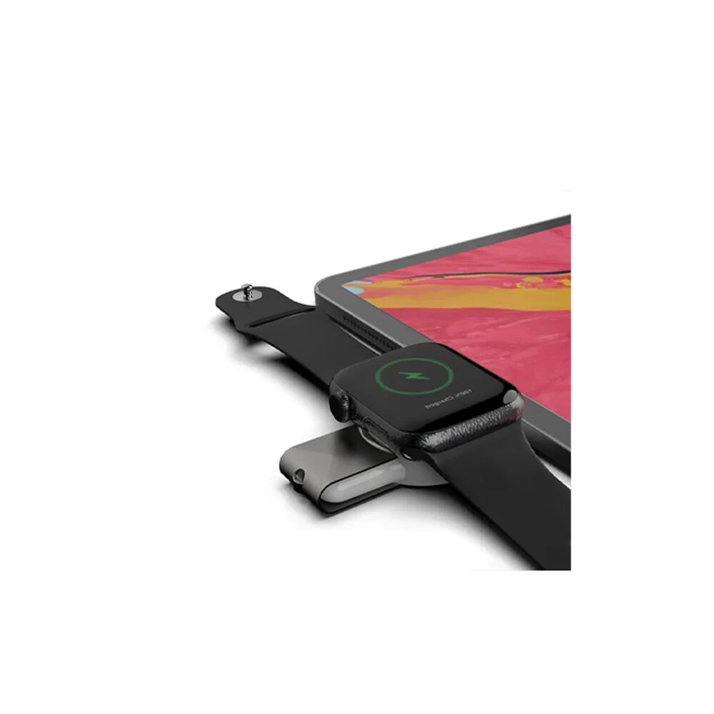 ALLY Apple iWatch İçin Taşınabilir 2 in 1 USB + Type-C Şarj Standı