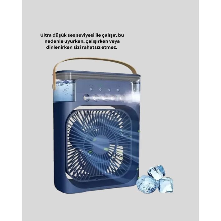 Sessiz Çalışan Turbo Fan Güçlü Hava Akışlı Masa Üstü Vantilatör