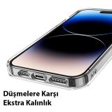 Hoco iPhone 15 Pro Anti-Fall Darbe Önleyici Airbag Manyetik Magsafe Si