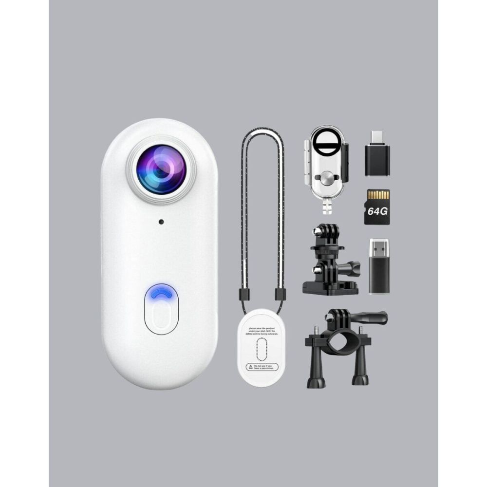 1080P Suya Dayanıklı Aksiyon Spor Kamerası 120° Geniş Açı ve WiFi Dest
