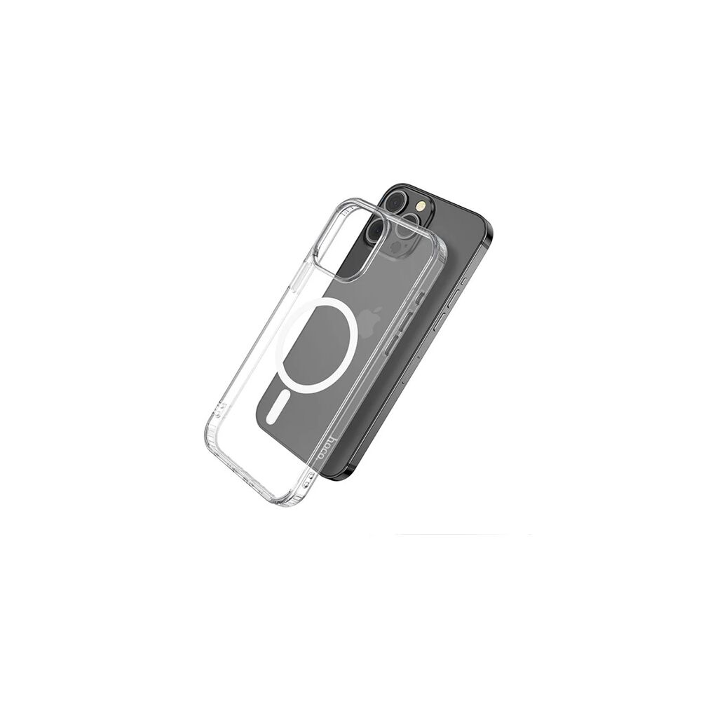 Hoco iPhone 15 Pro Anti-Fall Darbe Önleyici Airbag Manyetik Magsafe Si