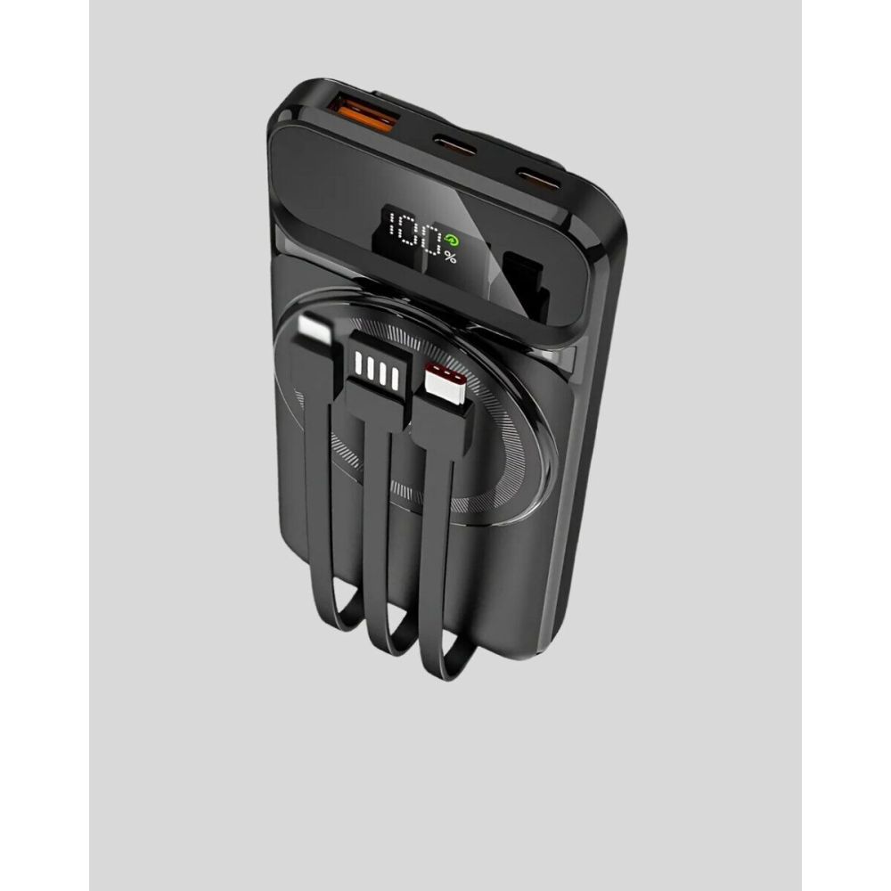 Kablosuz 15W Şarj Destekli 10000 mAh Taşınabilir Powerbank – Hızlı Şar