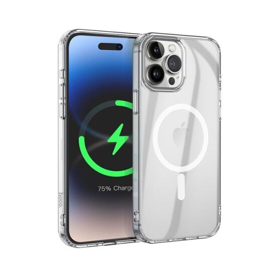 Hoco iPhone 15 Pro Max Anti-Fall Darbe Önleyici Airbag Manyetik Magsaf