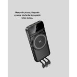 10000 mAh Kablosuz Hızlı Şarj Destekli Powerbank – 15W PD20W Type-C Gi