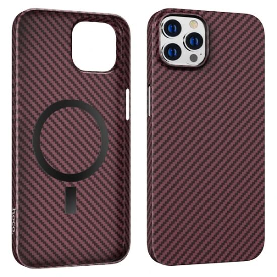 Hoco iPhone 14 Pro 6.1 Kılıf Manyetik Magsafeli Darbe Emici Telefon Kı