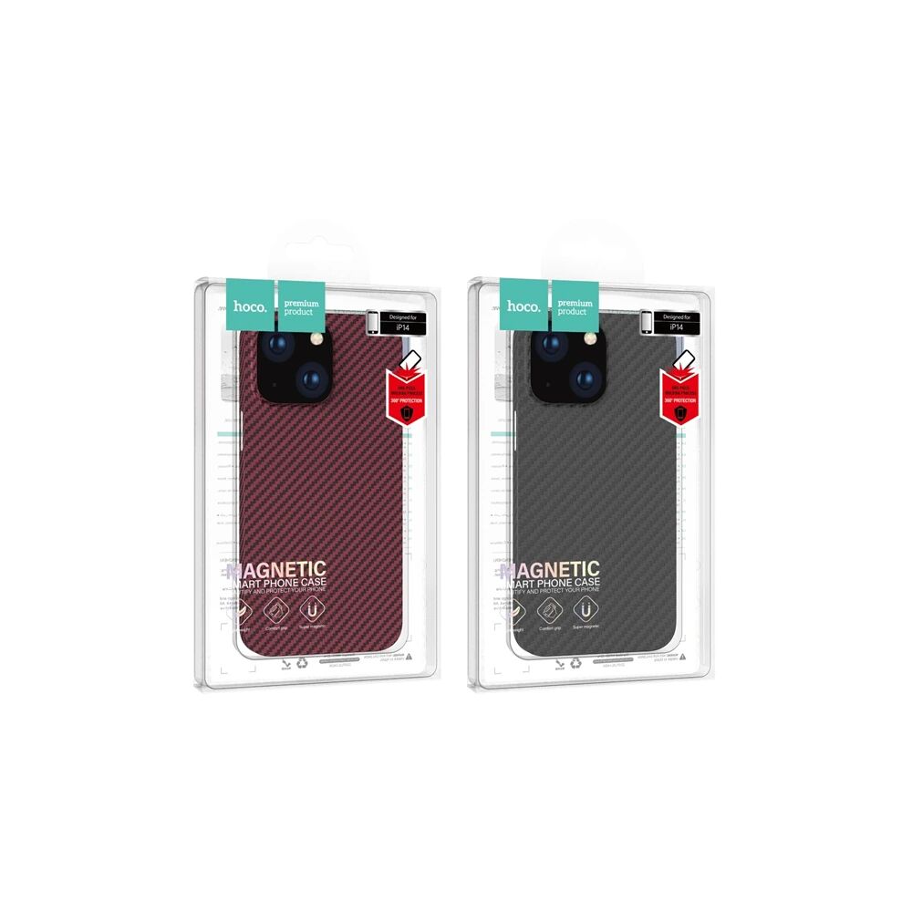 Hoco iPhone 14 Pro 6.1 Kılıf Manyetik Magsafeli Darbe Emici Telefon Kı