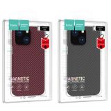 Hoco iPhone 14 Pro 6.1 Kılıf Manyetik Magsafeli Darbe Emici Telefon Kı