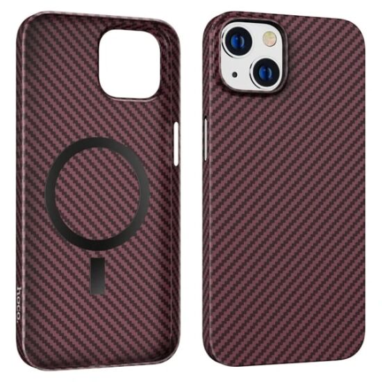 Hoco iPhone 14 Plus 6.7 Kılıf Manyetik Magsafeli Darbe Emici Telefon K