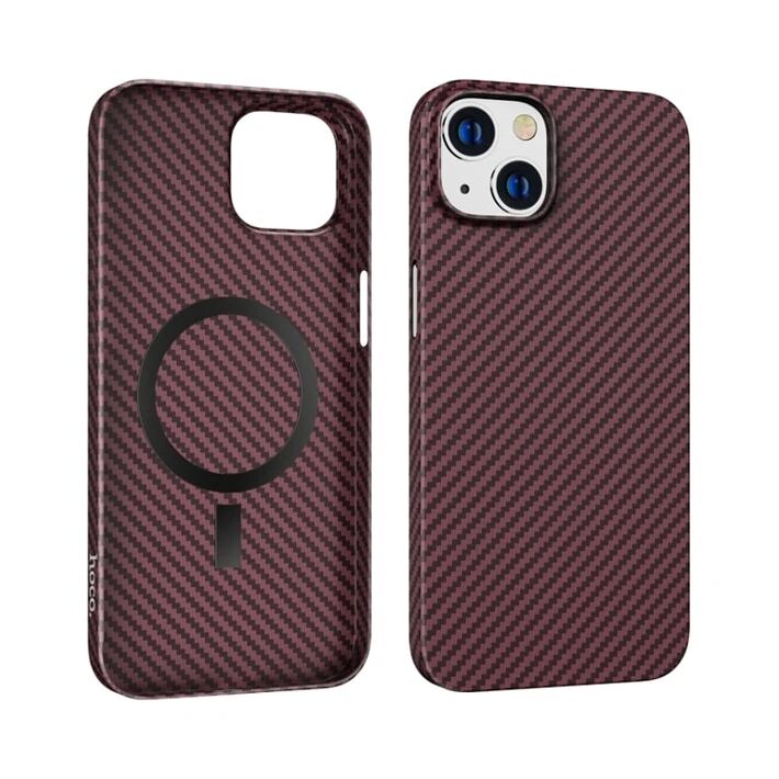 Hoco iPhone 14 Plus 6.7 Kılıf Manyetik Magsafeli Darbe Emici Telefon K