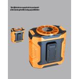 Turbo Mini Taşınabilir Fan – 100 Kademeli Dijital Hız Kontrolü ve Type