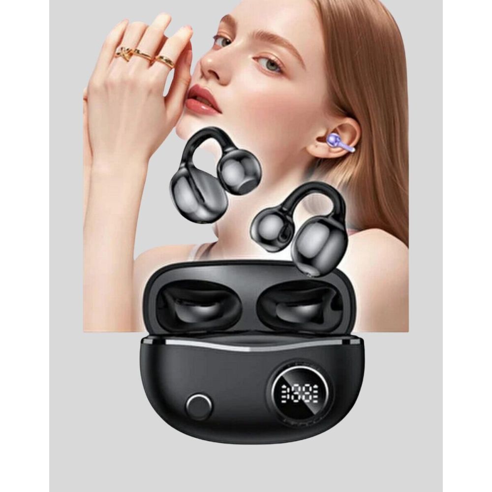 Ergonomik Açık Kulak Bluetooth Kulaklık – Hafif Şık ve Düşük Gecikmeli
