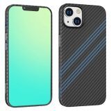 Hoco iPhone 14 Plus 6.7 Kılıf Kevlar Texture Darbe Emici Telefon Kılıf