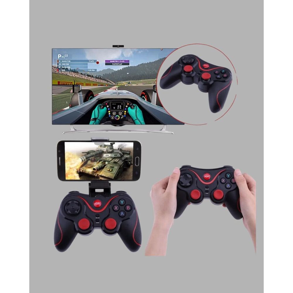 Bluetooth Kablosuz Gamepad TV PC Telefon Uyumluluğu Kolay Bağlantılı