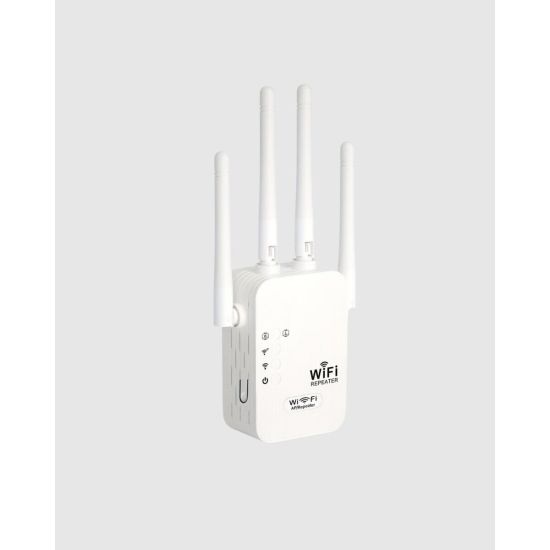 300Mbps WiFi Menzil Genişletici 4 Antenli WPA3 Güvenlikli Priz Tipi Re