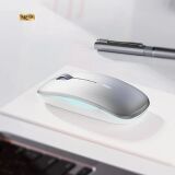 İNPHİC M5 Kablosuz Fare Şarj Edilebilir Sessiz Kullanım 2.4G Işıklı US