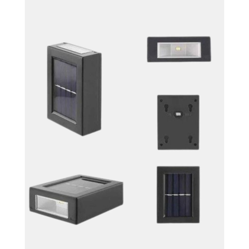Solar Dış Mekan Aplik Su Geçirmez Dayanıklı LED Aydınlatmalı