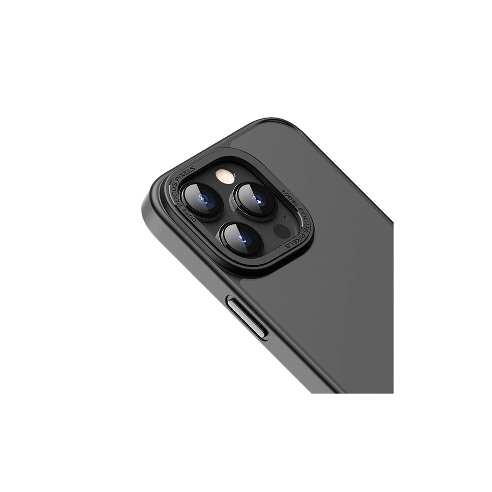 Hoco iPhone 14 Pro Golden Shield Frosted Silikon Telefon Kılıfı