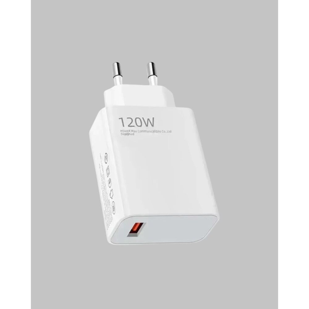 120W Hızlı Şarj Başlığı Ultra Güçlü Type-C Adaptör Kablo Dahil
